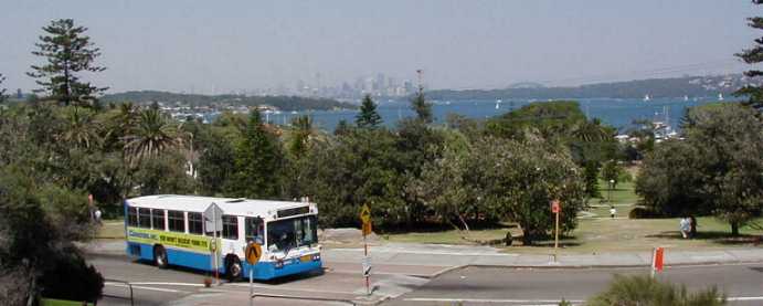 STA Mercedes/PMC 3005 and Sydney skyline